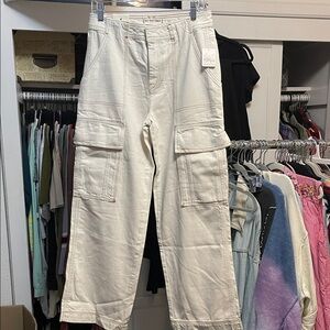 We The Free Judd Carpenter Cream pants in ivory